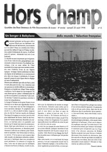 Hors Champ n°25